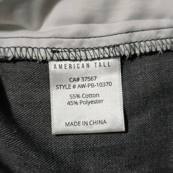 American Tall Pajama Pants Gray Wide Leg Drawstring Lounge Wear Size Large Tall - Picture 3 of 12